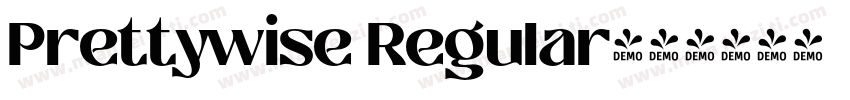 Prettywise Regular字体转换